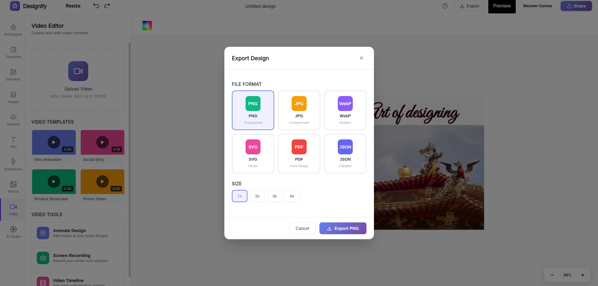 Design Editor by Marketifyall - Free Open-Source Canva Alternative with AI